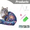 DIY Hanging Diamond Painting Kit for Adults – Cat 5D Gem Art Suncatcher, Home Wall Decor & Gift, Complete Box Set